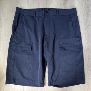 Kenneth Cole New York Navy Blue Shorts - Size 34 (Designer Line, Not Reaction)